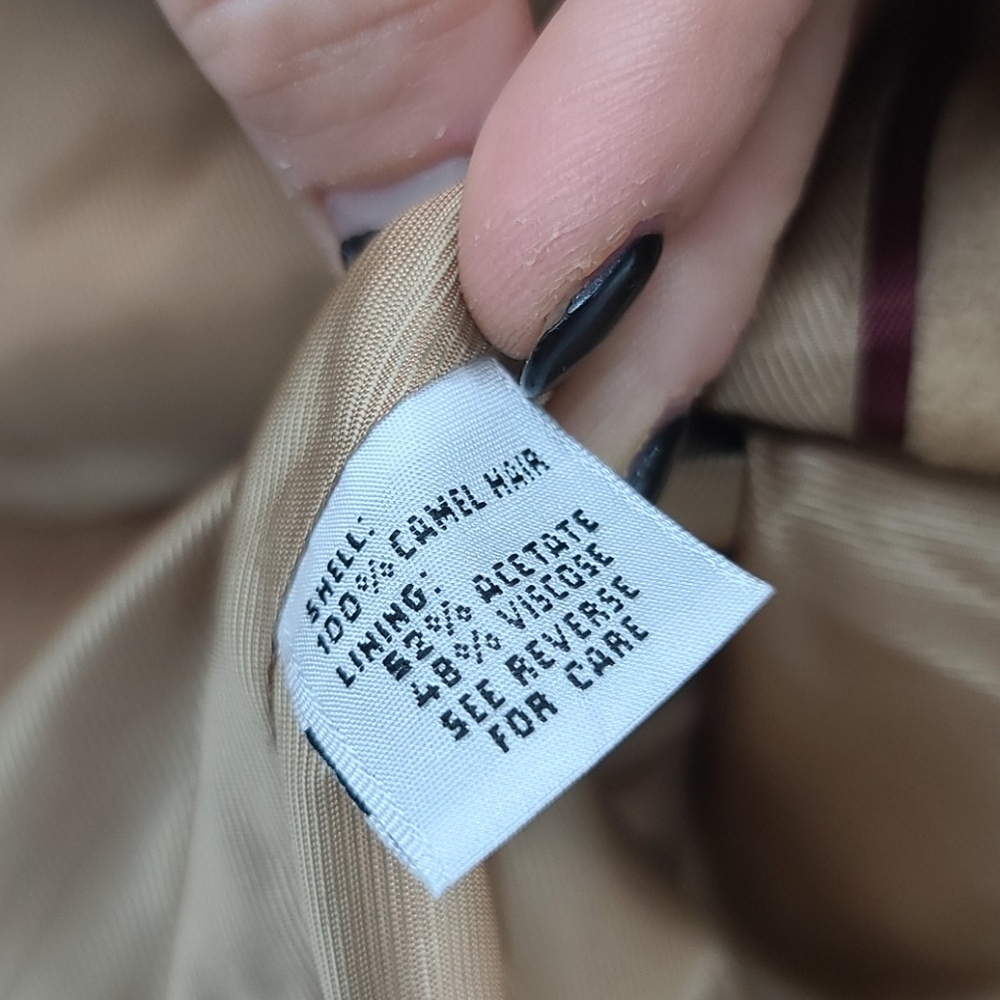 Talbots camel hair Italian fabric blazer. Size 18 - Picture 4 of 4